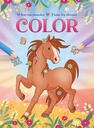J'adore le bloc de coloriage des chevaux