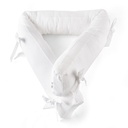 Bedbeschermer 210 cm – Gewafeld H: 23 cm Cotton White
