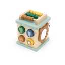 Wooden activity cube mini