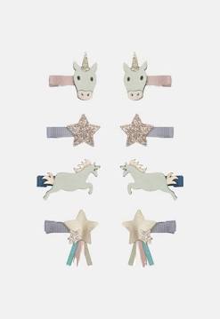 Haarspelden mini unicorn (8 stuks)