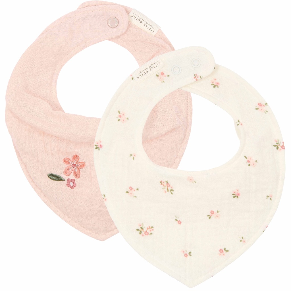 Bandana bib in tetra - set of 2