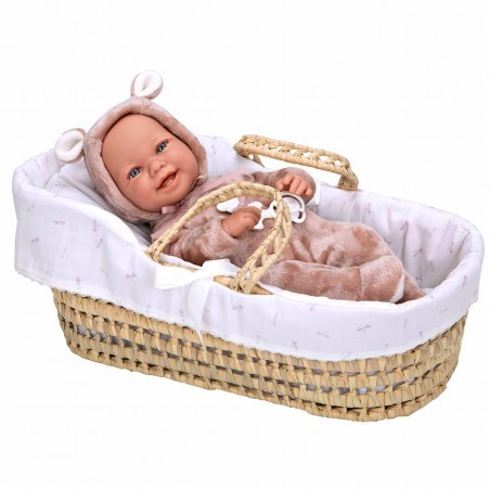 Pop Zoe 42 cm met wiegje