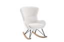 Rocking chair Rocky boucle
