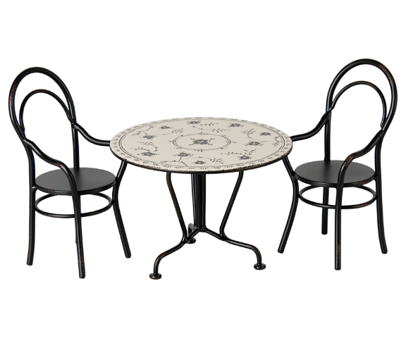 Eettafel met 2 stoelen