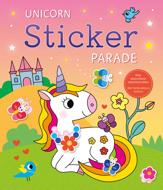 Unicorn sticker parade