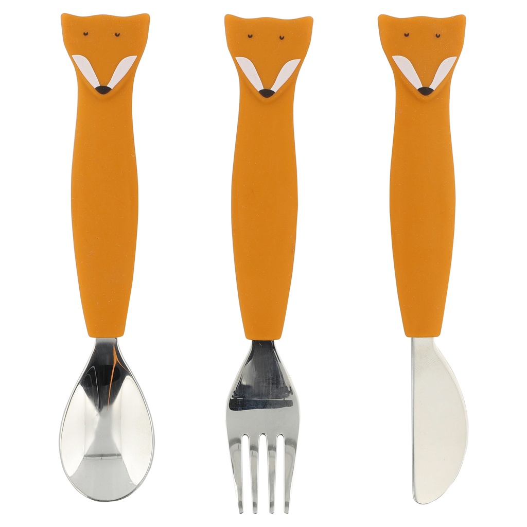 Eetset silicone 3 stuks