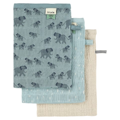 Washandjes tetra (3 stuks) mix