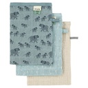Washandjes tetra (3 stuks) mix