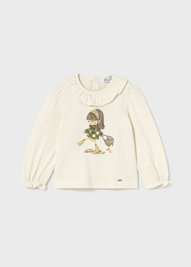 T-shirt met lange mouwen