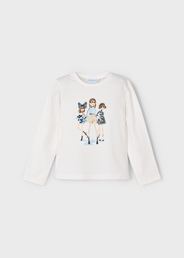 T-shirt met lange mouwen