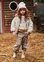 Wijde broek met elastische tailleband