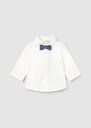 T-shirt met vlinderdas