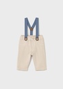 Broek met bretellen
