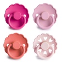 Fopspeen set latex (4 stuks)