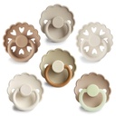 Fopspeen set silicone (6 stuks)
