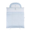 Donsovertrek park/wieg (80x70cm) + sloop Blue Garden Party