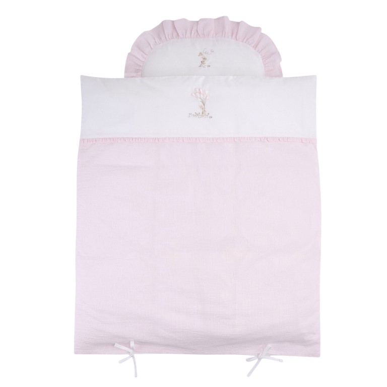 Donsovertrek wieg 80x70cm + sloop