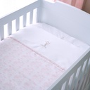 Donsovertrek bed en sloop (100x135cm)