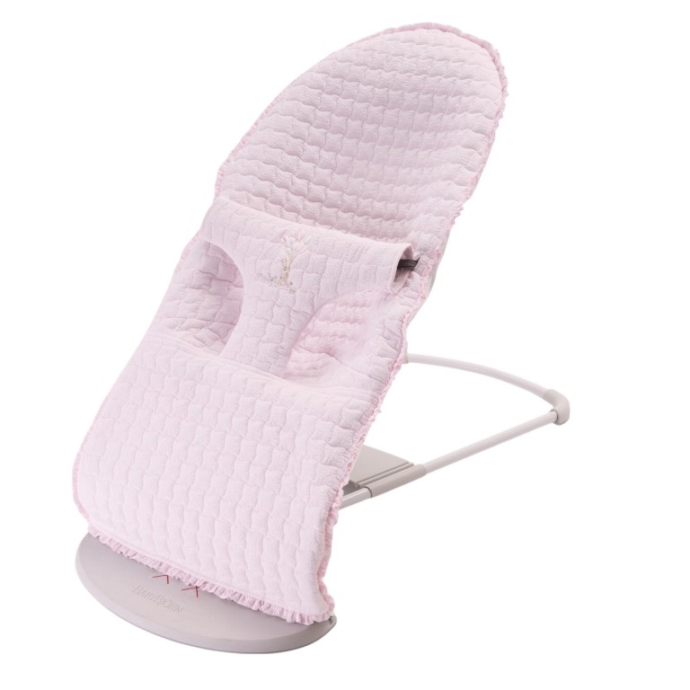 Bedbeschermer (210 cm) h: 23 cm (Pink Garden Party)