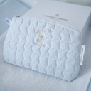 Platte tas – Gewatteerd Blue Garden Party