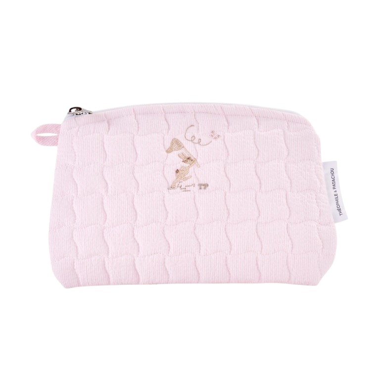 Platte tas – Gewatteerd Pink Garden Party