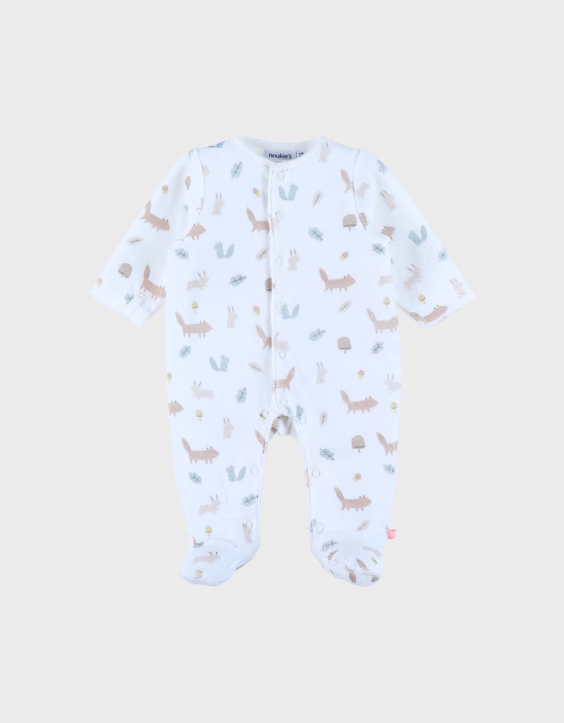 Kruippakje met fluwelen motief - fancy fox