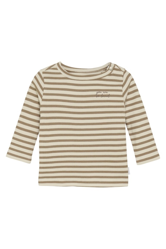T-shirt Seguin - coton bio rayé à manches longues