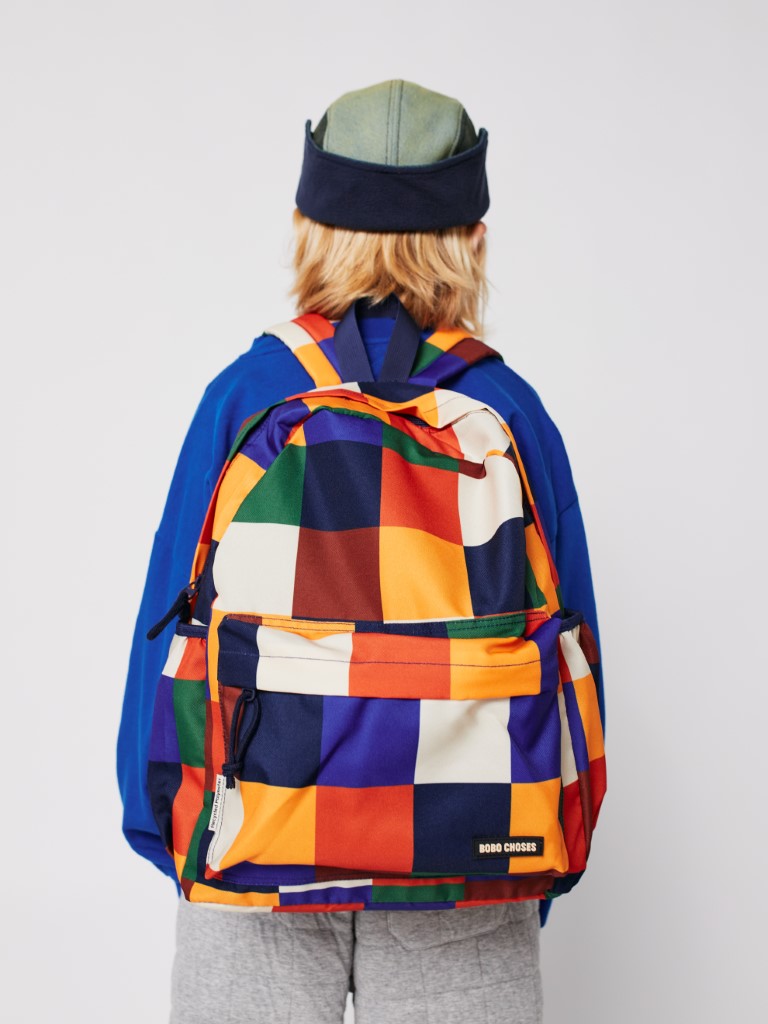 Sac à dos tuiles multicolores
