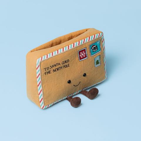 Knuffel brief naar de kerstman