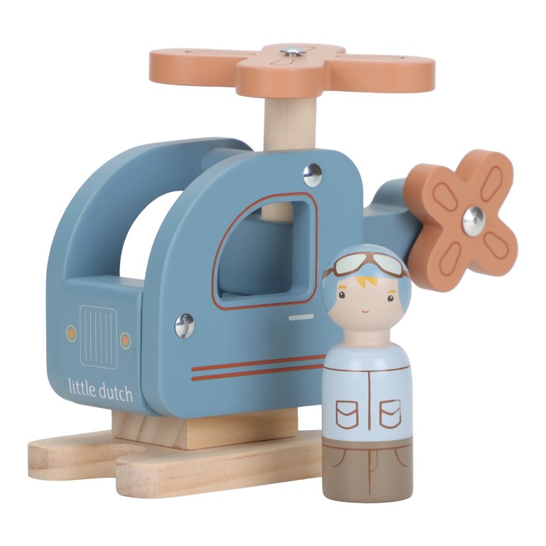 Houten helikopter