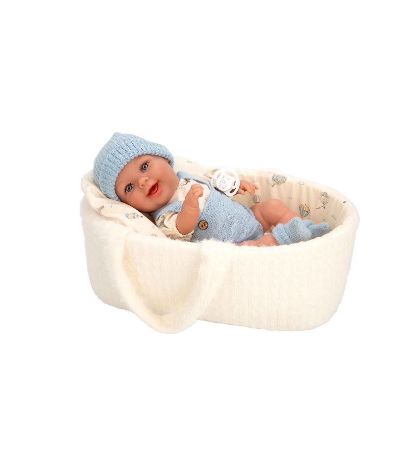 Pop Gadi jongen 33 cm met wiegje