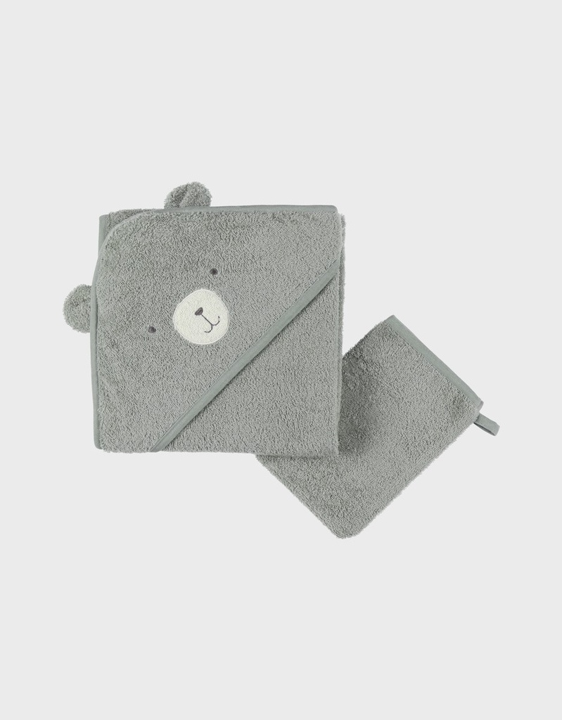 Badcape + washand