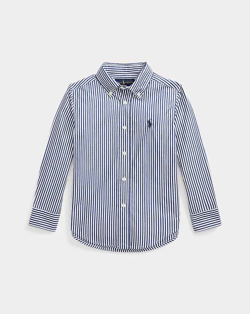 Hemd gestreept katoenen poplin (2j-7j)