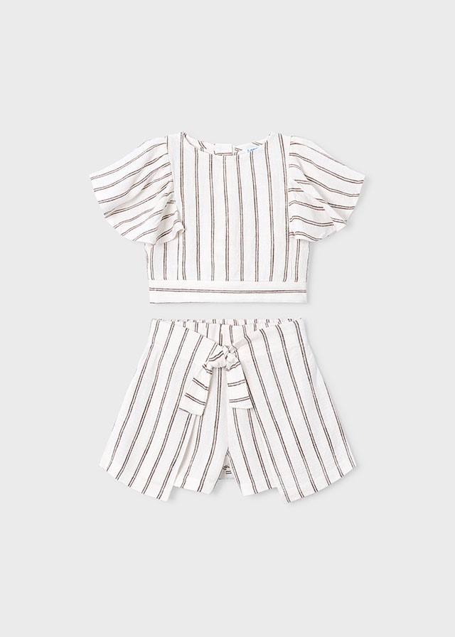 Skort gestreept set