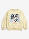 Sweatshirt ronde hals "Van Dog" yellow