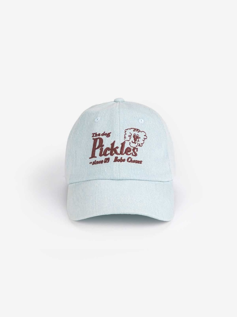 Pet denim woven pickles de hond