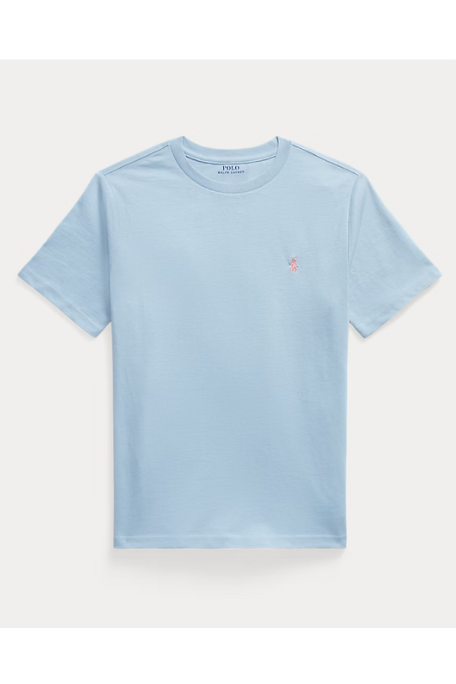 T-shirt met ronde hals - katoenen jersey (2j-7j)