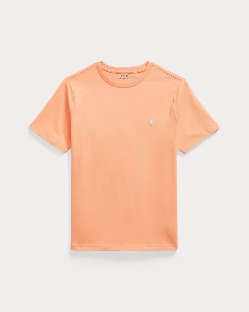 T-shirt met ronde hals - katoenen jersey (8j-16j)