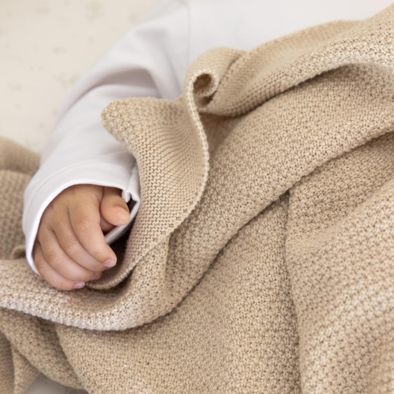 Deken Doortje gebreid