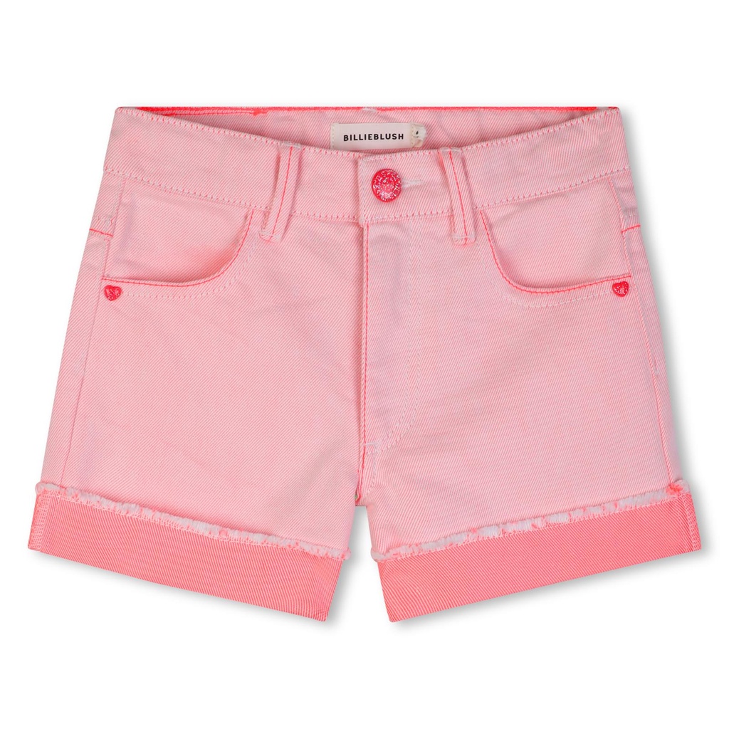 Short twill pailletten funlook