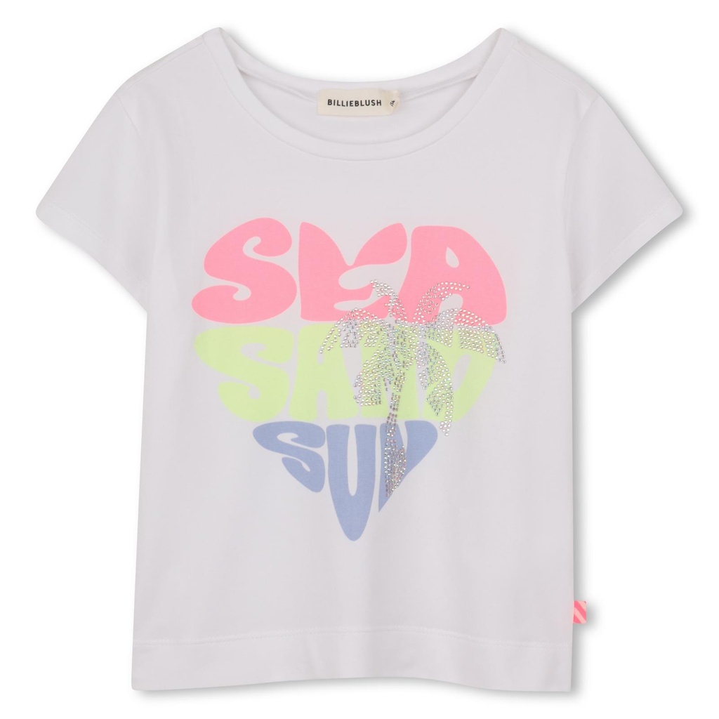 T‑shirt korte mouwen studs heartlook