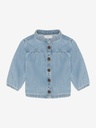 Blouse lange mouwen denim softgather