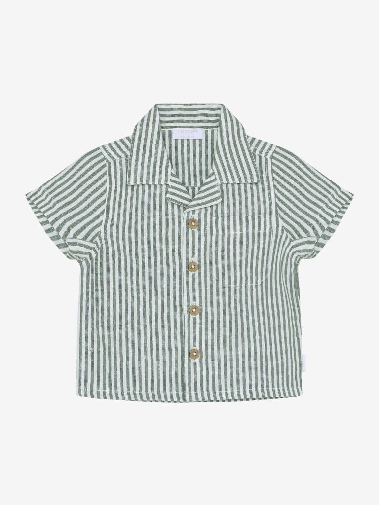 Hemd korte mouwen woven stripe