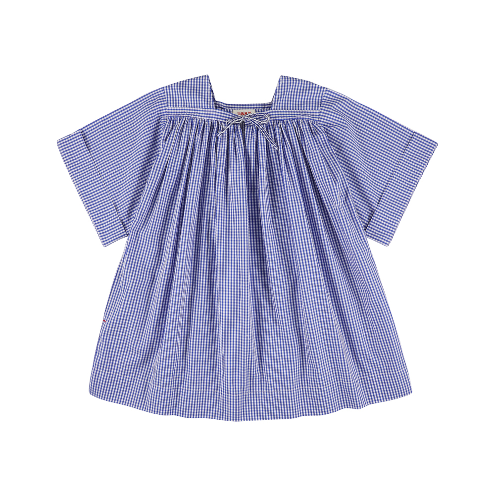 Jurk milos t cot check - katoen