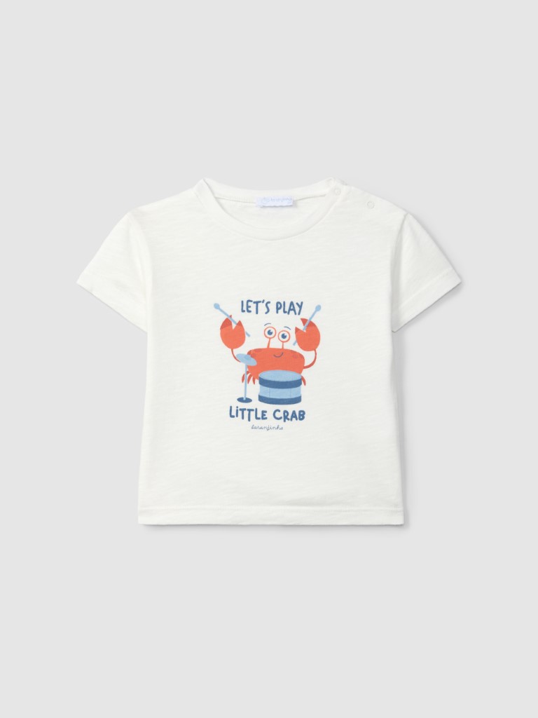 T-shirt lets play little crab