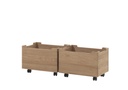 Ensemble de 2 tiroirs espace de rangement Forrest