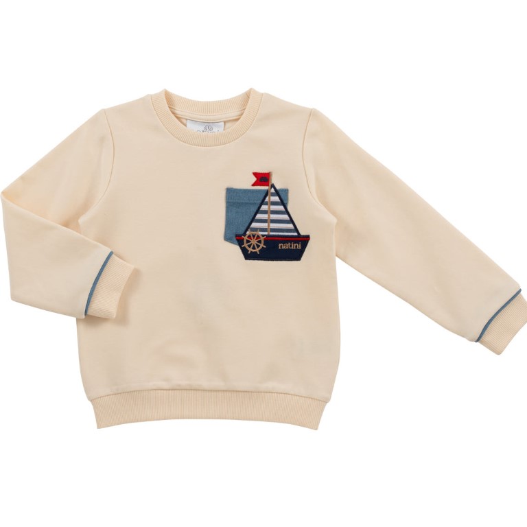 Sweater met zakje boot