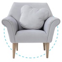 Fauteuil d'enfant avec coussin ourson