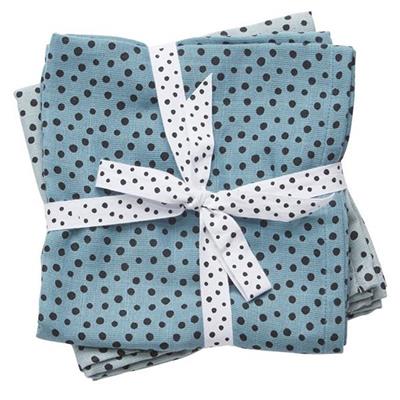 Spit cloth (2pcs) happy dots