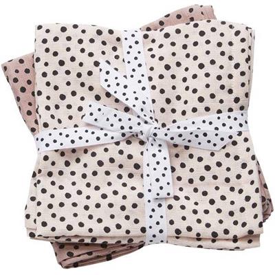 Spit cloth (2pcs) happy dots